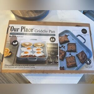 Our Place Blue Salt Ceramic Griddle Pan
Brand NEW